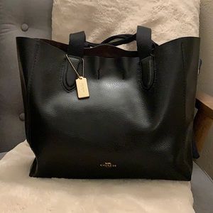Coach Leather Tote Bag
